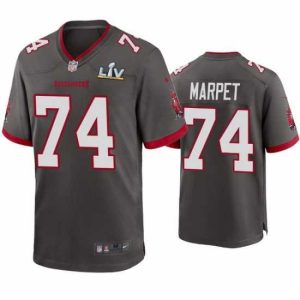 Exceptional Ali Marpet Buccaneers Pewter Captivating Super Bowl Lv Game Jersey