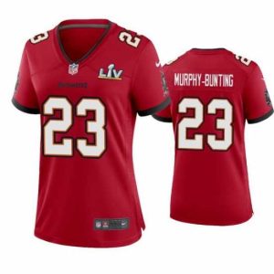 Exceptional Sean Murphy Bunting Premium - grade Buccaneers Red Super Bowl Lv Game Jersey