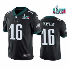 Exceptional Toddler Philadelphia Eagles 16 Quez Watkins Black Super Bowl Classy LVII Vapor Untouchable Limited Stitched Jersey