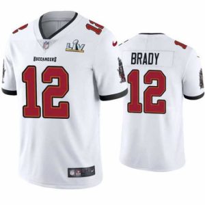 Exceptional Tom Brady Buccaneers White Super Bowl Lv Vapor Limited Magnificent Jersey