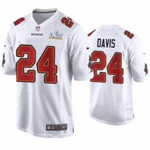 Exquisite Carlton Davis Buccaneers Magnificent White Super Bowl Lv Game Fashion Jersey