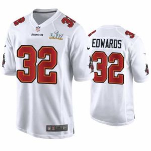 Exquisite Mike Edwards Buccaneers White Super Bowl Lv Premium - grade Game Fashion Jersey