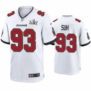Exquisite Ndamukong Marvelous Suh Buccaneers White Super Bowl Lv Game Jersey