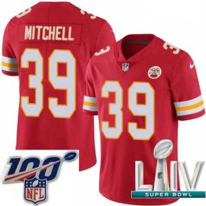 First rate 2020 Super Bowl LIV Nike Kansas City Chiefs #39 Terrance Mitchell Red Team Color Vapor Untouchable Limited Player Prime NFL Jersey