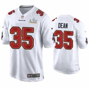 First rate Jamel High - quality Dean Buccaneers White Super Bowl Lv Game Fashion Jersey