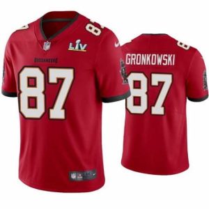 First rate Rob Gronkowski Buccaneers Red Super Bowl Lv Vapor Splendid Limited Jersey