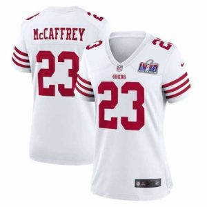 First rate San Francisco 49ers 23 Christian Premium McCaffrey White 2023 F.U.S.E Vapor Untouchable Limited Stitched Football 2024 Super Bowl LVIII Jersey