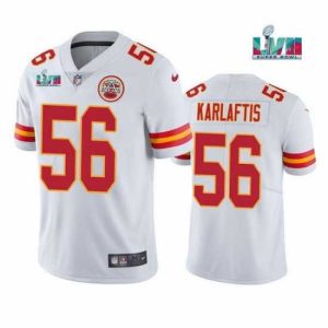 First rate Toddler Kansas City Chiefs 56 George Karlaftis White Super Bowl LVII Patch Vapor Remarkable Untouchable Limited Stitched Jersey