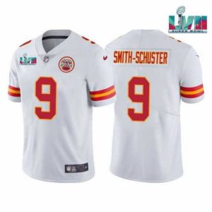 First rate Toddler Kansas City Chiefs Outstanding 9 JuJu Smith Schuster White Super Bowl LVII Patch Vapor Untouchable Limited Stitched Jersey