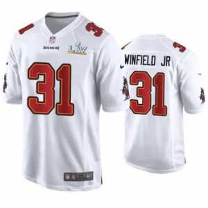 Gorgeous Superior Antoine Winfield Jr. Buccaneers White Super Bowl Lv Game Fashion Jersey
