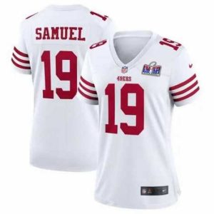 Gorgeous San Francisco 49ers 19 Deebo Samuel White 2023 Phenomenal F.U.S.E Vapor Untouchable Limited Stitched Football 2024 Super Bowl LVIII Jersey