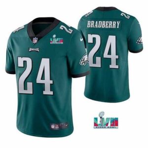 Gorgeous Toddler Philadelphia Eagles Stunning 24 James Bradberry Green Super Bowl LVII Vapor Untouchable Limited Stitched Jersey
