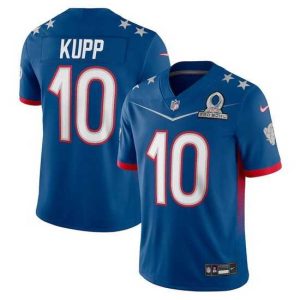Outstanding 2022 NFL Pro Bowl Los Angeles Rams 10 Cooper Kupp NFC Blue Dashing Jersey