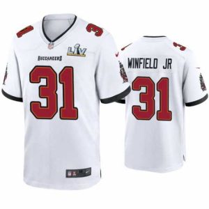 Outstanding Antoine Winfield Jr. Buccaneers White Super Bowl Lv Classy Game Jersey