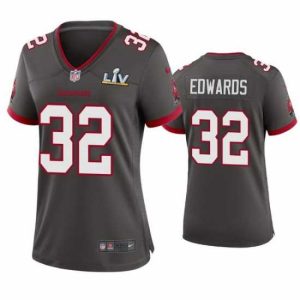 Outstanding Elegant Mike Edwards Buccaneers Pewter Super Bowl Lv Game Jersey