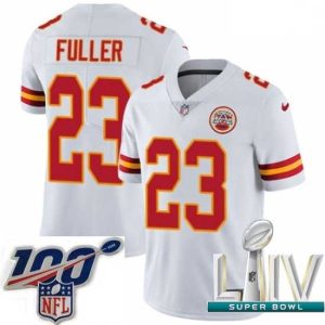 Premium Top - notch 2020 Super Bowl LIV Nike Kansas City Chiefs #23 Kendall Fuller White Vapor Untouchable Limited Player NFL Jersey