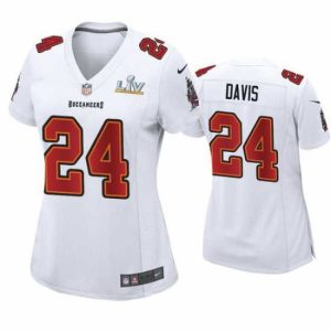 Premium Carlton Davis Buccaneers White Super Bowl Lv Game Fashion Fantastic Jersey
