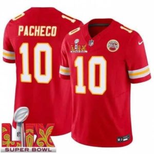 Premium Kansas City Chiefs Isiah Pacheco #10 Red 2024 2025 Super Bowl LIX F.U.S.E Stitched Jersey Remarkable
