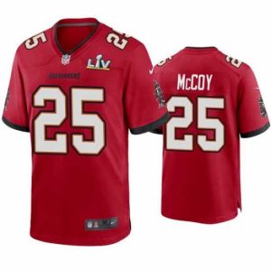 Premium Amazing Lesean Mccoy Buccaneers Red Super Bowl Lv Game Jersey