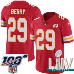 Splendid 2020 Top - notch Super Bowl LIV Nike Kansas City Chiefs #29 Eric Berry Red Team Color Vapor Untouchable Limited Player NFL Jersey