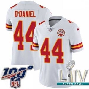 Splendid 2020 Super Bowl LIV Nike Charming Kansas City Chiefs #44 Dorian O'Daniel White Vapor Untouchable Limited Player NFL Jersey