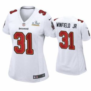 Stunning Antoine Winfield Phenomenal Jr. Buccaneers White Super Bowl Lv Game Fashion Jersey