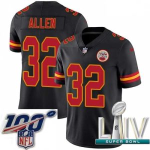Superior 2020 Remarkable Super Bowl LIV Nike Kansas City Chiefs #32 Marcus Allen Limited Black Rush Vapor Untouchable NFL Jersey
