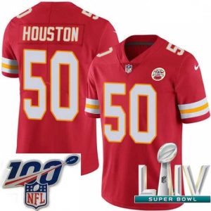 Superior 2020 Super Bowl LIV Nike Terrific Kansas City Chiefs #50 Justin Houston Red Team Color Vapor Untouchable Limited Player NFL Jersey