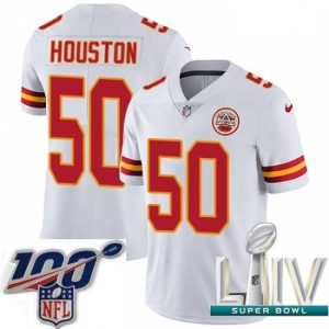 Superior 2020 Super Bowl LIV Nike Kansas Outstanding City Chiefs #50 Justin Houston White Vapor Untouchable Limited Player NFL Jersey