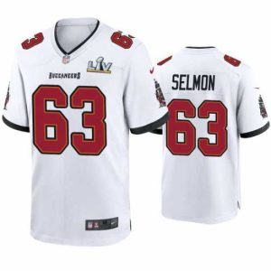 Superior Lee Roy Stunning Selmon Buccaneers White Super Bowl Lv Game Jersey