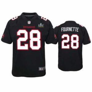 Superior Leonard Fournette Prime Buccaneers Black Super Bowl Lv Game Fashion Jersey